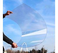 Pannello in plastica acrilica trasparente, spessore 1 mm, impermeabile, per tetti e serre, facile da piegare, 1,82 x 10 m
