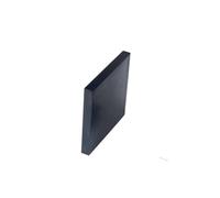 Pannello in plastica estrusa 1 pz. Piastra in plastica POM, lunghezza 200-300 mm, piastra di precisione in poliossimetilene nera/bianca for ingegneria(Black,8x200x300mm)