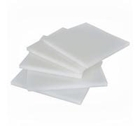 Pannello in plastica riutilizzabile in polipropilene PP bianco - 40 x 50 cm, spessore 1-4 mm, rigido e impermeabile 1 pezzo(4mm)