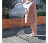 Pannello in policarbonato trasparente e durevole per serre, resistente agli urti, copertura esterna per tutte le stagioni, 0,6 x 7 m / 2 x 22.9ft