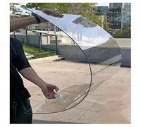 Pannello in policarbonato trasparente per coperture di serre, impermeabile, facile da tagliare e piegare, resistente, spessore 1 mm, 0,8 x 8 m, copertura versatile e leggera.