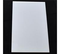 Pannello in polipropilene bianco, fogli di plastica PP for fai da te, spessore 3 mm, 8 mm, 10 mm, for uso alimentare, 1 pz (10 x 200 x 200 mm)(8x100x150mm)