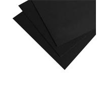 Pannello in PVC nero da 20 pezzi, spessore da 0,2 mm a 1 mm, piastra in plastica da 100x200 mm, 200x200 mm(0.3x100x200mm)