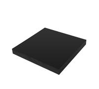 Pannello in resina epossidica, Pannello in resina epossidica solida FR-4, lunghezza 200 mm-500 mm, pannello in fibra di vetro leggero nero for elettronica, 1 pezzo(300X300X0.3MM)