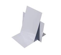 Pannello in schiuma di PVC 5 pezzi, foglio di plastica bianco for accessori di parti di modello fai-da-te, foglio di plastica espansa a celle chiuse in PVC sottile(100x100x5mm)