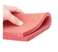 pannello in schiuma di silicone, Coperta for guarnizione isolante resistente al calore for lastre da 5 mm, for macchina for stampa a caldo Max 260-280 ℃ Rosso