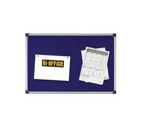Pannello in Tessuto Maya Felt Board Bi-Office - 120x90 cm - FA0543178 (Blu)