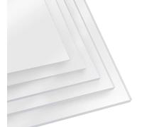 Pannello in vetro acrilico DR24, 65 x 20 cm, taglio su misura, spessore 4 mm | Altamente trasparente, resistente alla rottura, resistente ai raggi UV nella misura desiderata | Con pellicola protettiva