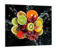 PANNELLO IN VETRO PER CUCINA 65x60 Fruit