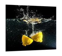 PANNELLO IN VETRO PER CUCINA 65x60 Limone