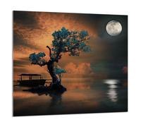 PANNELLO IN VETRO PER CUCINA 65x60 Tree