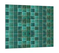 PANNELLO IN VETRO PER CUCINA 65x60 Verde