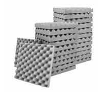 Pannello insonorizzante per pareti a forma di cestello per uova, 6, 12, 24, 48 pezzi, materiale fonoassorbente ad alta densità, isolamento acustico per soffitti, grigio, alta densità, 48 pezzi con n