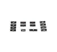 Pannello Interruttore Climatizzatore Per BMW E39 E53 Per Serie 5 X5 Sostituzione Decora Console Centrale Auto Pannello Controllo Clima AC Pulsanti Interruttore Copri Tasti
