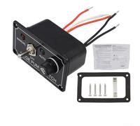 Pannello interruttore pompa di sentina marina 12 V 5 A con 3 posizioni manuale, spento, controlli automatici e indicatori LED adatto per barche, auto, yacht e ATV con alloggiamento in ABS