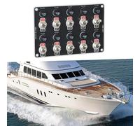 Pannello Interruttore Rocker Multi 10 Gang per RV Professionale Barche