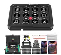 Pannello Interruttori 12 Gang RGB Touch Screen For Barca UTV ATV 12V-24V 80A