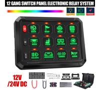 Pannello interruttori a 6/8/12 bande con sistema di relè elettronico a luce LED