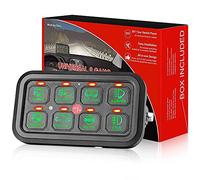 Pannello Interruttori A 8 Bande, Sistema Relè Scatola Di Controllo Circuito, Pannello Interruttore Dimmerabile Automatico, Etichetta Adesiva Cablaggio, Scatola Interruttore Touch Universale For Auto