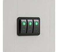 Pannello Interruttori A Bilanciere A 3 Vie 12V-24V Universale Per