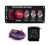 Pannello Interruttori Accensione Per Auto Competitivo Con Relè Cablaggio Cablaggio Pulsante Avvio Accessori Per Camion E Avviamento Del Motore Del Veicolo