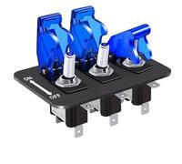 Pannello interruttori con Cilindro di accensione 24V 12V, Pulsante di avviamento per Auto da Corsa, Interruttore a levetta, Interruttore a bilanciere, Fusibile da 20A per Camion e rimorchi