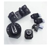 Pannello interruttori Per VW Per Passat B6 Per Tiguan 8 pezzi/lotto finestrino fari specchietto automatico portellone posteriore interruttore porta carburante(C)