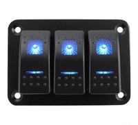 Pannello Interruttori Rocker LED 6 Posizioni IP65 Pannello Interruttori(Three)