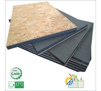 Pannello Isolante Calpestabile Pedonabile Tetto Soffitta GRAFITE 30 + OSB 10 mm