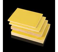 Pannello isolante in fibra di vetro epossidica 3240 da 10 pezzi - Isolamento elettrico ad alta temperatura for fai da te e uso industriale, 50x50mm(50x50x2mm)