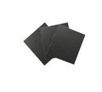 Pannello isolante in zirconio nero da 10 pezzi - Lastra in ceramica di zirconio resistente alle alte temperature for componenti elettrici(100x100x0.5mm)
