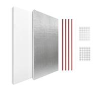 Pannello Isolante Laterale Per Condizionatore Da Finestra, Barriera Fonoassorbente e Sigillante, Kit Pannelli Isolanti Laterali, per Casa e Hotel Interno Esterno Inverno