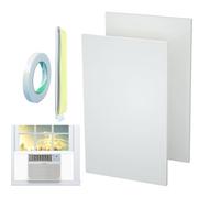 Pannello isolato laterale per finestra, pannello isolante in schiuma, kit pannello isolante laterale AC, per casa, dormitorio, hotel, camera da , interno, esterno, inverno, freddo estate sole