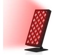 Pannello lampada a luce rossa, 60 LED, luce rossa, 850 nm e 660 nm lampada a infrarossi con timer, 50 W, luce rossa ad alta potenza, per uso domestico/ufficio