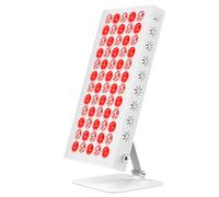 Pannello lampada a luce rossa, 60 LED Red Light Therapy, 850 nm e 660 nm lampada a infrarossi con timer, 50 W ad alta potenza luce rossa terapia