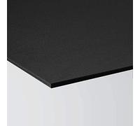 Pannello Lastra Forex pvc nero spessore 10 mm 50x100 cm nero forex nero pvc nero