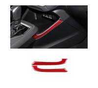 Pannello Laterale Caricabatterie Wireless Auto Adesivo In Fibra Carbonio Morbido Rivestimento Interno Per Subaru Per Crosstrek 2024 Per Impreza 2024 CFCKHPTHAZ(Red Carbon)