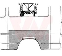 Pannello Laterale Posteriore Destra Radlaufrand per Mercedes-Benz T1 Bus 601 602