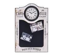Pannello Lavagna e Orologio Bianco