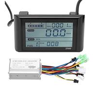 Pannello LCD Controller Motore Brushless 36V/48V, Protezione Circuito Interno Guscio Dissipatore di Calore Controller Motore Brushless 250W/350W per Controller da 22,2 Mm
