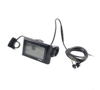 Pannello LCD SW900 per controller di bici elettriche che supportano tensioni della batteria da 24 V a 72 V UART Communication e montaggio standard da 22,2 mm sul manubrio
