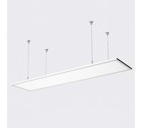 LEDKIA LIGHTING Pannello LED 120x60cm 60W 6000lm High Power BOKE + Kit di Sospensione No Flicker 3000K Individuale Bianco Caldo