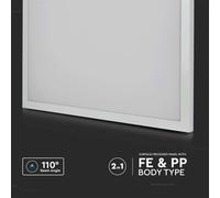 Pannello LED 36W 110LM/W 600600mm Montaggio a Plafone/Incasso Colore Bianco 400