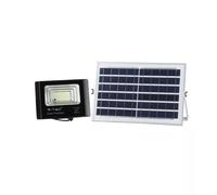 V-Tac VT-25W Faro LED 12W a Batteria con Pannello Solare e Telecomando - SKU 8573 / 94006 - Temperatura Colore: Bianco Naturale