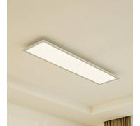 Pannello LED Arcchio Lyndra, 120 cm, argento, alluminio, dimmerabile, CCT Arcchio