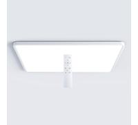 Pannello LED da soffitto bianco, rettangolare, piatto, 90 x 60 cm, CCT 3000-6500 K, colore della luce variabile, dimmerabile, con telecomando, alimentatore integrato, senza sfarfallio, IP20