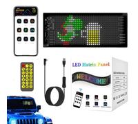 Pannello LED Flessibile e Programmabile - Schermo per Auto, Negozio, Bar, Hotel - 7 x 3 Pollici