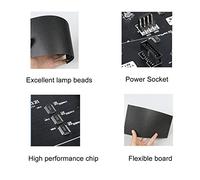 Pannello LED flessibile FPCB digitale a colori lavoro con retro magnetico 208x64 pixel DC5V