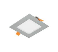 PANNELLO LED IKM LICHTTECHNIK LPQ 123 502 - 9W, Bianco caldo, Da incasso, Alluminio, IP20
