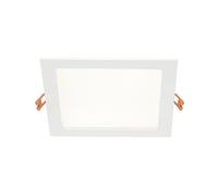 PANNELLO LED IKM LICHTTECHNIK LPQW173502 - 15W, Bianco caldo, Da incasso, Alluminio